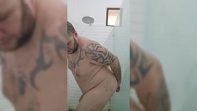 Jimbob Soapy Shower Dildo Riding