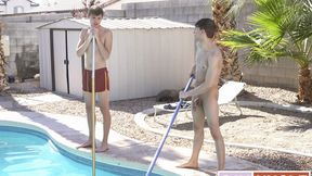 Brotherly Poolside Passion - Jack Bailey & Daniel Hausser's Steamy Anal Encounter