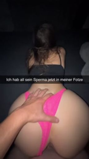 I cheat with a Guy I met at Party on Snapchat German