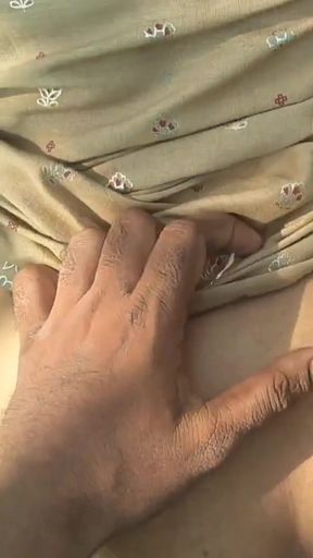 desi village tribal lady outdoor cheating sex in jungle loud moaning   Clip 1