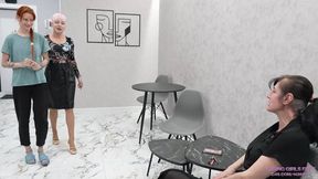 LORA and SALMA - Pathetic bitch for two MILF Mistresses! (4K)