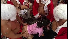 Santa %22Gangbang%22 Claus with Nathalie