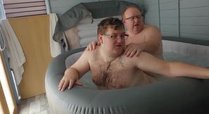 Daddy Fucks His Hairy Bear in the Jacuzzi