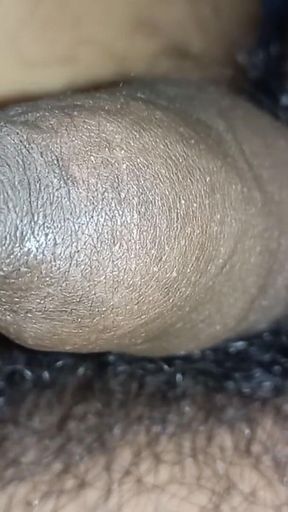 Tight Foreskin Phimosis Dick Closeup Dripping Precum Until Cum