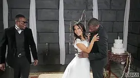 Asian Brunette Is Sucking Two Black Cocks - Asa Akira