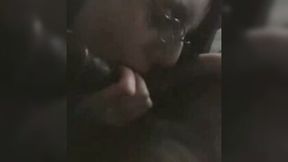 Nerdy pale skin math teacher chick greedily sucks my BBC