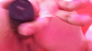 Cuckold sends his wife to a hotel with his best friend and tells her to stick the dildo in her ass