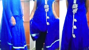 Indian Gay Crossdresser Gaurisissy xxx sex in Blue Lehanga