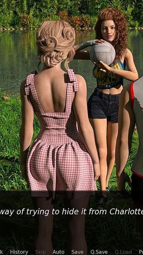 Nursing back to pleasure: sexy girls in bikini are playing volleyball ep 48