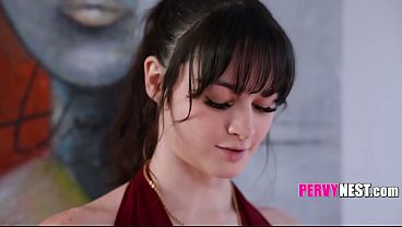 Stepsister offers a kiss leading to consolation sex