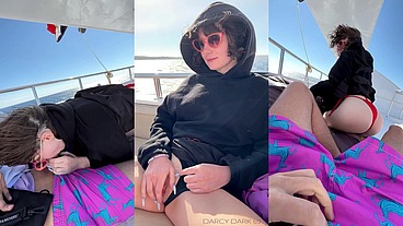 A RICH GUY CALLED ON HIS YACHT