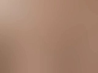 Golden-haired with Large Breasts Takes off Her Tartan Petticoat