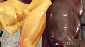 Blonde Beauty Bound and Pleasured Roughly by Massive Black Cock