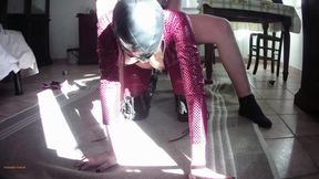 Sensational Milf in Sleek Leather Catsuit and Over-the-Knee Boots: A Wild Ride Awaits!