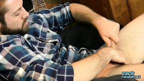 ”Hot Jason Flaunts His Tattoo While Jerking Off Solo”
