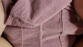 Guy Fucking Stepsister Missionary in Her Cute White Panties