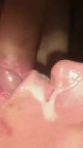 Slow Motion Closeup Cum in Mouth and Face