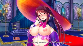 Succubus Tempts Weary Harem Hero in Sultry Visual Novella Encounter