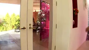 International babe whispers sweet nothings while riding cock