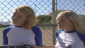 Softball game winning orgy tag team step mom & step daughters teammate