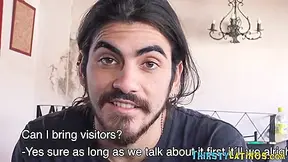 Straight Latino Gets Jizzed