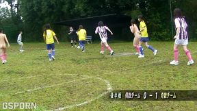 female tokyo soccer team of sexies japaneses teens has hot sex training