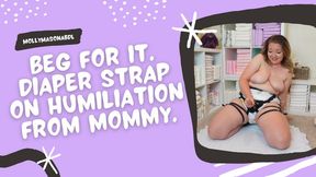 Chastity Tease Beg For Mommy Strap On Humiliation