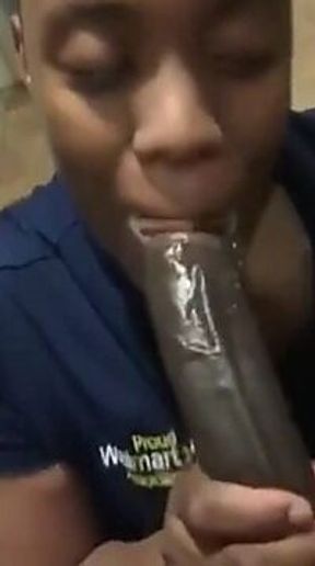 Hot babes give homemade blowjobs to big black cocks