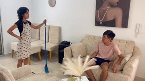 Blowing the stress off my little stepsister &mdash;  then unloading inside her asshole