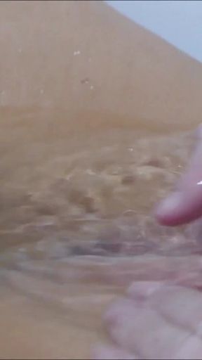 Orgasm Fingering & Masturbating Naked in the Bath