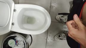 Masturbation in Public Restroom