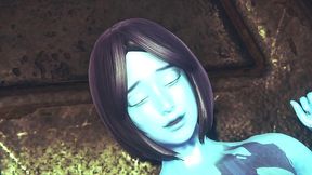 having sex with cortana - halo hentai parody