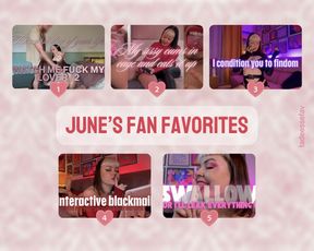 June's Fan Favorites