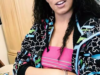 Tattooed Latin Alicia Tease Hottie Fucks Bearded Guy