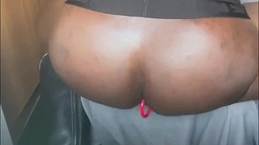 Big Black Muscle Butt Prostate Massage Toy & Cum Scenes