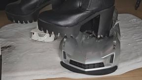RC Cars Under Spiked Wedges and Chunky Boots - Budget Clip!