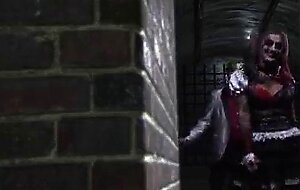 Harley quinn fucks joker & batman