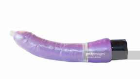 FTM Freddy tries out 2 new toys; vibrate and suck.