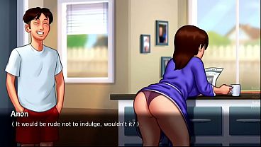 Stepmom's seduction leads to hot anime action