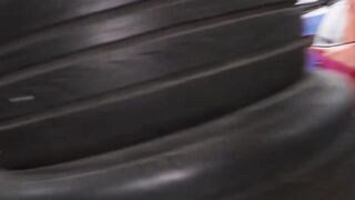 Blondie Bombshell Babes - Big Dick Paint Ball Battle