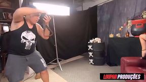 rolou aquela putaria nos bastidores do Halloween com direito a gozada na boca | Evelyn Buarque | Bianca Demarchi | LP Produ&ccedil_&otilde_es