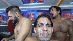 Sever e humiliation with two alphas males with a spit tsunami CLIP 8 - Daniel Santiago and Thalles Jones - Full version in Full HD