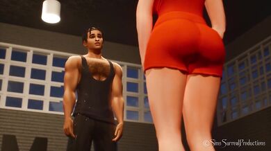 BBW Eliana Gets Rough Treatment From Huge Black Dick At The Gym - Sims 4 - Eliana Wants To Get Fit