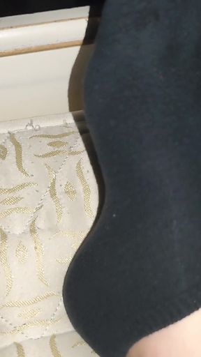 Crossdresser Twink Has Fetish to Massage His Daddy's Feet