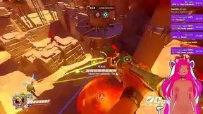 Neko Gets Spicy Discipline Mid-Overwatch Stream – Wild Hentai Action