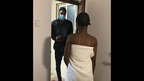 she wanted 2 dicks so she invited her boyfriends to come service her together