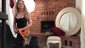 caught webcaming while babysitting - erin electra