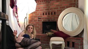 caught webcaming while babysitting - erin electra