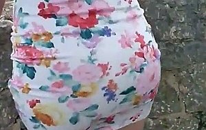 Amateur fucking in the street and swallowing cum