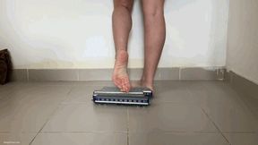 CRUSHING AND JUMPING ON MODEL TRAINS **CUSTOM CLIP** - MP4 HD